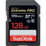 CARTÃO MEMÓRIA SANDISK EXTREME PRO SDXC 128GB UHS-I V30