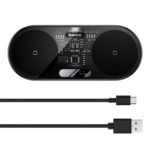 Carregador Wireless Baseus Dual USB-C 20W Preto