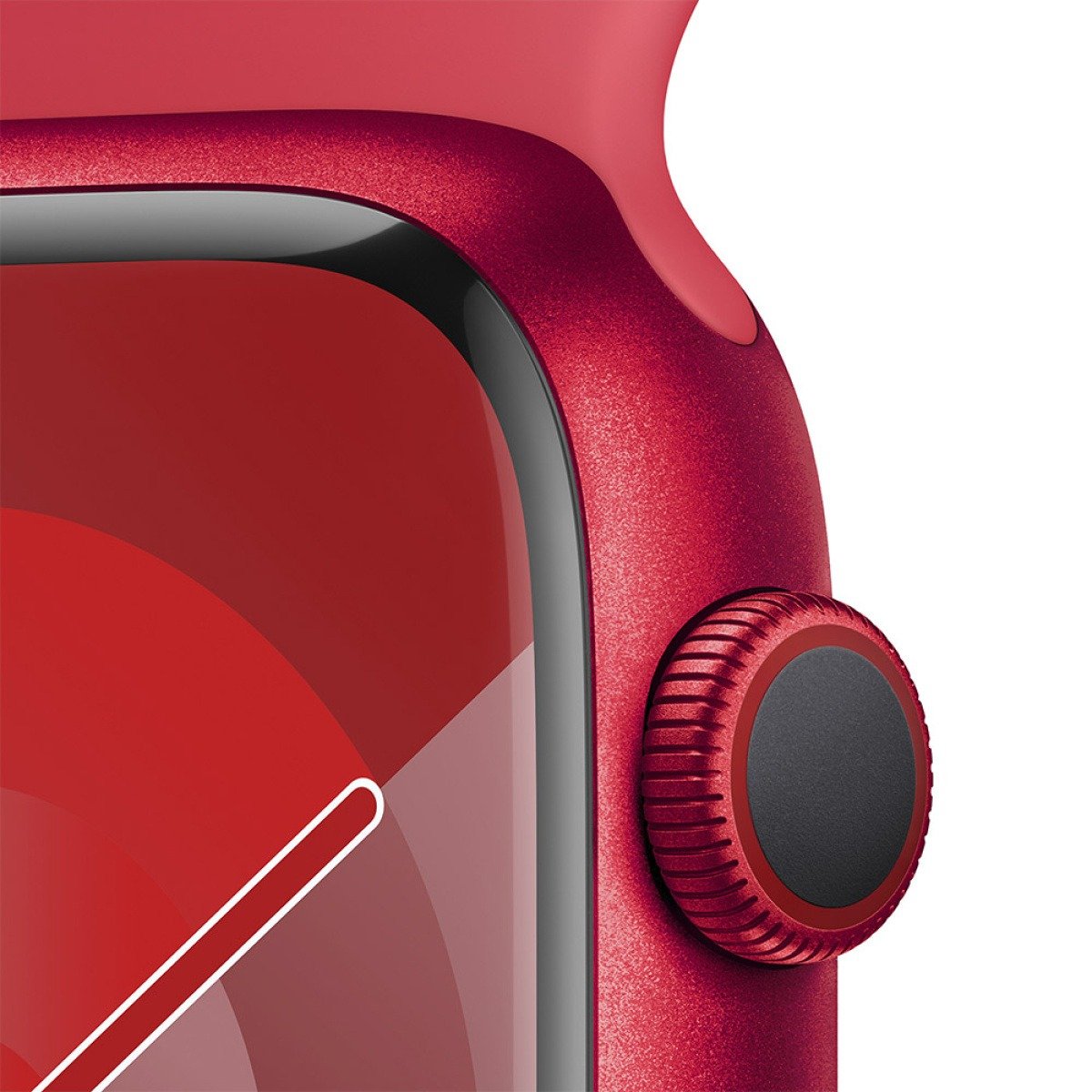 Apple Watch Series 9 GPS + Cellular 45mm Alumínio RED c/ Bracelete Desportiva RED - S/M - Image 2
