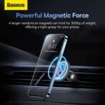 Suporte para Carro Baseus C01 Magnetic Air Vent Car Mount Preto - Image 5