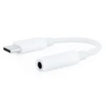 Nanocable Cabo Adaptador Áudio USB-C Macho para Jack 3.5mm Fêmea 11cm Branco