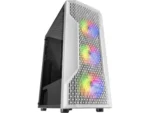 Caixa Mars Gaming MCA Vidro Temperado RGB USB 3.0 Branco