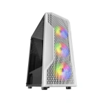 Caixa Mars Gaming MCA Vidro Temperado RGB USB 3.0 Branco