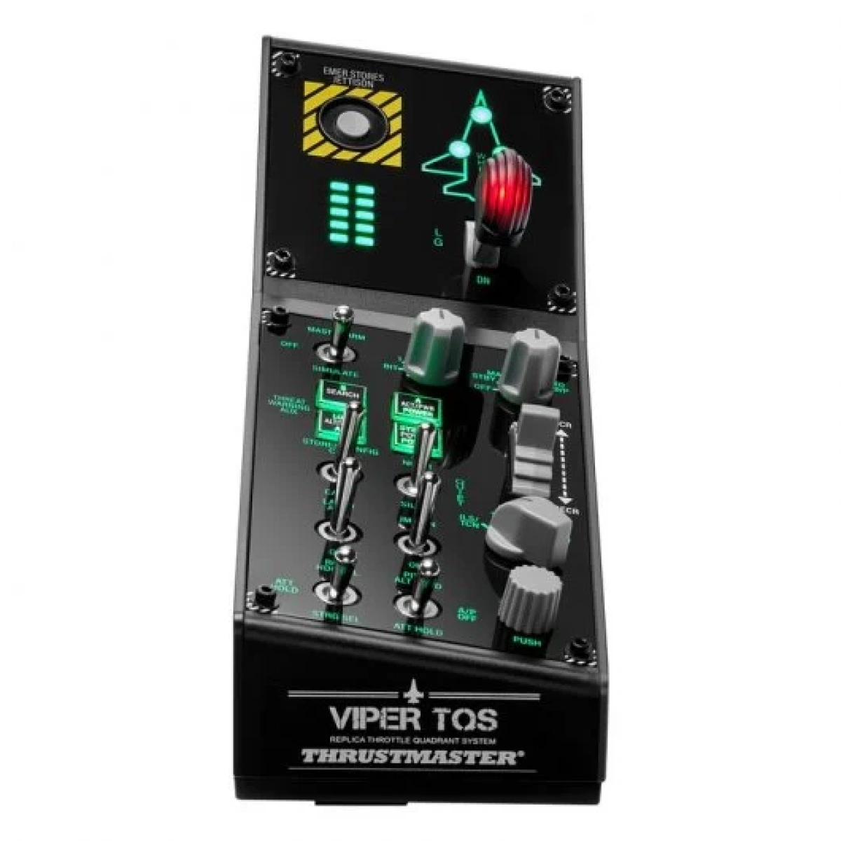 24 thrustmaster viper panel controles de cabina del viper para pc comprar