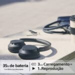 Headphones Sony WH-CH720 Bluetooth ANC Pretos - Image 2