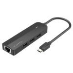 Vention TGOBB hub de interface USB Type-C 480 Mbit/s Preto