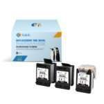 Pack 3 Tinteiros HP 304 XL Preto Reciclados (N9K08AE / N9K06AE)
