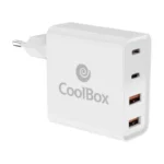 CoolBox COO-CUAC-100P Carregador Universal de Parede USB-C QC 3.0 100W Branco
