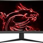 Monitor Gaming curvo MSI G24C6 E2 23.6" Full HD LED 1ms 180Hz Preto
