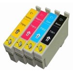 Conjunto 4 Tinteiros Epson 18 XL Compatíveis (T1815)