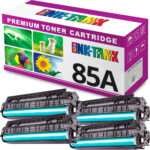 Pack 4 Toners HP 85A Compatíveis CE285A Preto