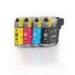 Conjunto 4 Tinteiros Brother LC123 Compatíveis