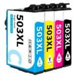Conjunto 4 Tinteiros Epson 503 XL Compatíveis