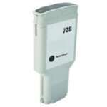 Tinteiro HP Compatível 728 Preto Mate (F9J68A / F9J64A / 3WX25A)