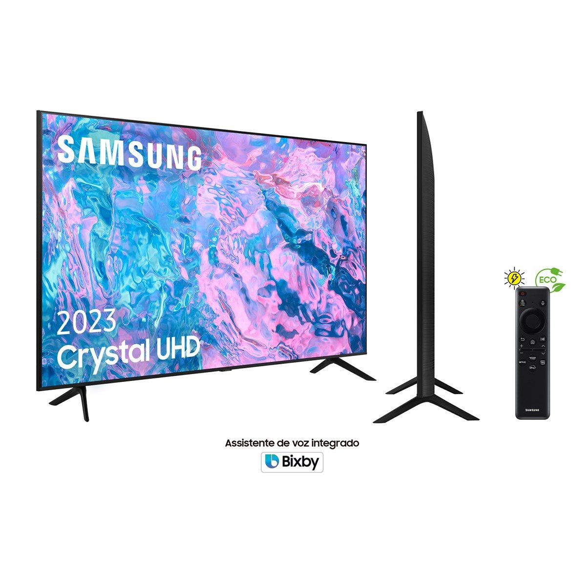 Televisão Samsung CU7105 (2023) Crystal UHD SmartTV 43" LED 4K UHD - Image 4