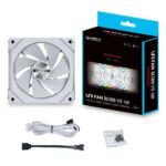 Ventoinha Lian Li UNI SL120 V2 ARGB Reverse Blade PWM Branco 120mm - Image 3