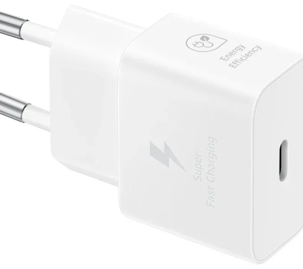 CARREGADOR RÁPIDO SAMSUNG 25W USB-C BRANCO