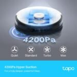 Aspirador Robô Tp-Link Tapo RV30 4200Pa 5000mAh Branco/Preto - Image 5
