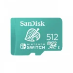Cartão de Memória Sandisk MicroSDXC 512GB UHS-1 para Nintendo Switch Verde