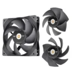 Ventoinhas Thermaltake SWAFAN GT12 Pack de 3 120mm Pretas