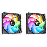 Ventoinhas Thermaltake CT140 ARGB Sync PC Pack de 2 140mm Pretas