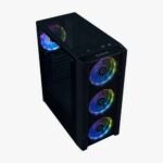 Caixa ATX Hiditec V30M ARGB Midi Tower Preto - Image 2