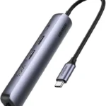 Ultra Slim 5-em-1 USB C Hub com Ethernet e HDMI Wired Gigabit