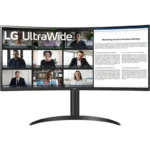 Monitor Curvo LG UltraWide 34WR55QC-B 34" LED WQHD 100Hz 5ms FreeSync USB-C