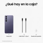 Smartphone Samsung Galaxy S24 8GB 128GB 6.2" Violeta - Image 2