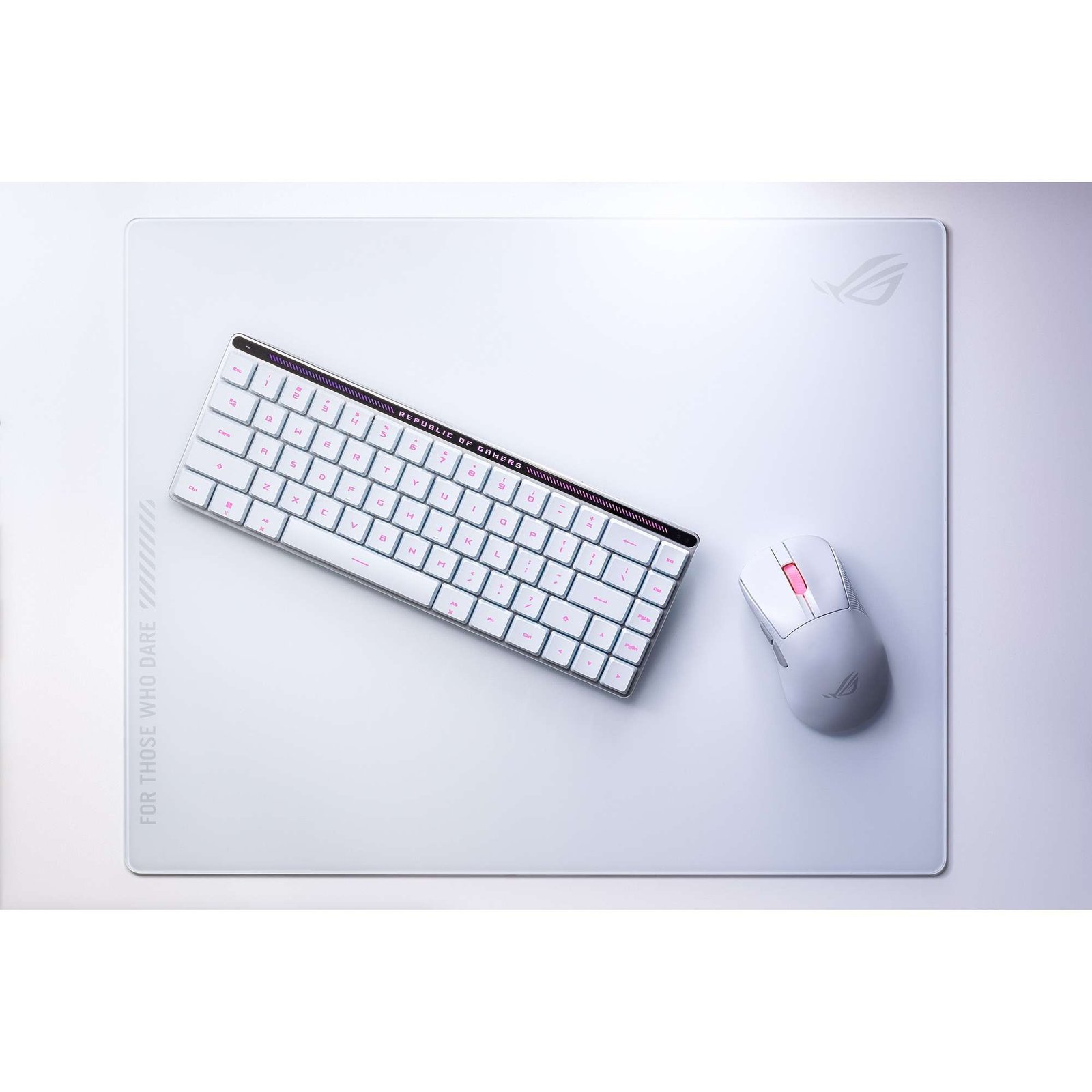 Teclado Mecânico Asus ROG Falchion 65% RX Low Profile RGB Wireless ROG RX Red US Branco - Image 3