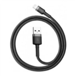 Cabo USB Baseus para Lightning 2.4A 1 m - Cinza/Preto