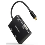 Adaptador de Vídeo Nanocable USB-C para HDMI/DVI/DisplayPort/VGA