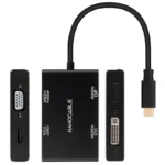Adaptador de Vídeo Nanocable USB-C para HDMI/DVI/DisplayPort/VGA - Image 2