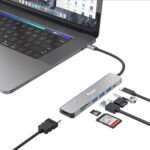 Base & duplicador de portas Equip com fios USB 3.2 Gen 1 Type-C Prateado