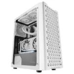 Caixa Profissional ATX Mars Gaming MC-iPRO Mesh Frontal 3D Vidro Temperado Ventoinha FDB Branca