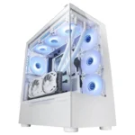 Caixa Gaming Custom Mars Gaming MC-ULT XXL E-ATX Vidro Temperado Duplo + Porta Lateral Branca - Image 5