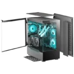Caixa Gaming Mars Gaming MC-ULT Custom XXL E-ATX Vidro Temperado Duplo + Porta Lateral Preta - Image 4