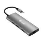 Hub Equip 133490 base & duplicador de portas Com fios USB 3.2 Gen 1Type-C Cinza