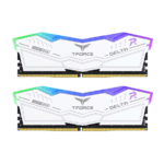 Memória Ram Team Group Kit 96GB (2 x 48GB) DDR5 6800MHz Delta RGB CL36 Branco