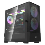 Caixa Mars Gaming M-ATX Darkflash DK415M Front Mesh Preta