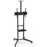 Suporte Napofix Chão Móvel Horizontal 32" A 70" Preto