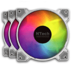 Kit Ventoinhas Slayer 3X 120MM ARGB Aura Sync Branca