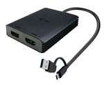Adaptador i-tec USB-A/USB-C duplo 4K HDMI Video
