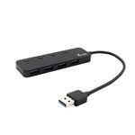 Hub i-tec USB 3.0 4 portas com interruptor individual On/Off - Metal