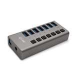 Hub de carregamento i-tec USB 3.0 7 portas + Carregador de corrente 36 W