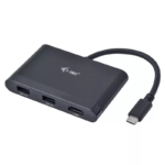 Adaptador i-tec USB-C - 1x HDMI, 2x USB 3.0 1x USB-C até 60W - s/Carregador