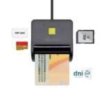 Leitor de cartão de cidadão Aisens ASCR-SN02SD-BK Preto