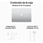 Apple Macbook Air 15" M3 CPU de 8 núcleos 16GB 512GB GPU de 10 núcleos Prata - Image 3