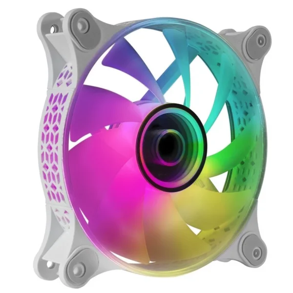 Ventoinha Mars Gaming MF-3D ARGB 120mm Branca