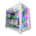 Caixa Mars Gaming E-ATX MCV3 XXL Branca Vidro Temperado